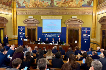 TuttoFood 2026 event: MASAF unveils food manifesto. Conference attendees, speakers, Italian cuisine, food industry.