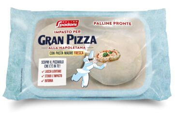Molino Spadoni Gran Pizza alla Napoletana dough balls, fresh sourdough. Ready to bake pizza dough.