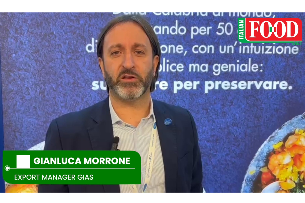 Gianluca Morrone, Export Manager Gias, speaks at SIAL Paris 2026 about Gias global expansion.