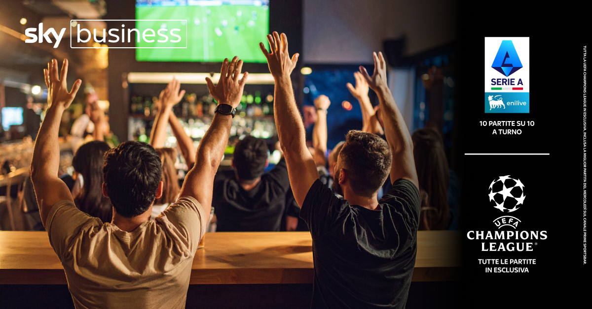 Il calcio che conta? Si gioca nel tuo locale con Sky Business