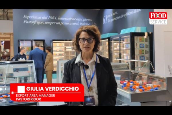 Giulia Verdicchio, Export Area Manager Pastorfrigor, a Host 2025. Design italiano refrigerazione professionale.