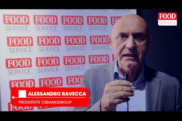 Alessandro Ravecca, Presidente Cibiamogroup, al Food Service Forum 2025. La Bottega del Caffè.