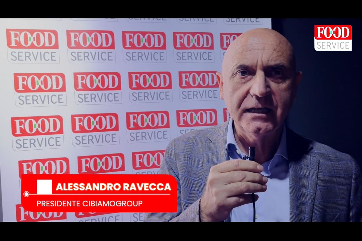 Alessandro Ravecca, Presidente Cibiamogroup, al Food Service Forum 2025. La Bottega del Caffè.