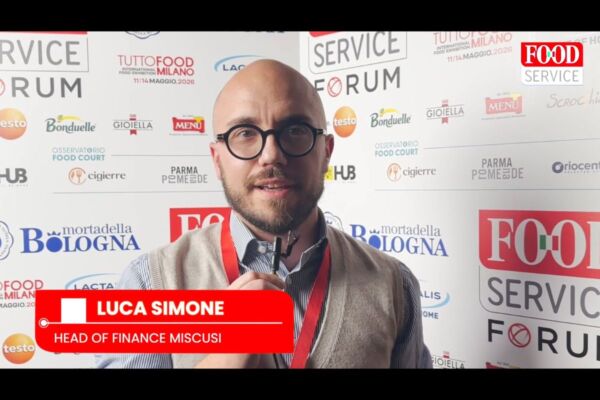 Luca Simone di Miscusi al Food Service Forum. Franchising e ristorazione.