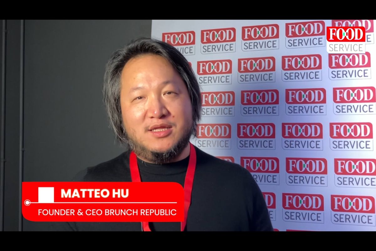 Matteo Hu, CEO Brunch Republic al Food Service Forum 2025. Format brunch.