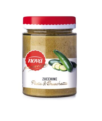 Salsa vegetale di zucchine Nova Funghi. Pasta & Bruschetta.