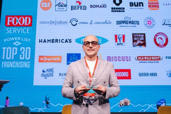 Food Service Powerlist: Top 30 Franchising. Imprenditore premiato nel settore food.