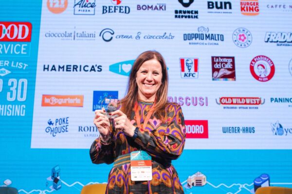 Laura Galli, Gruppo La Piadineria, premiata al Food Service Powerlist Top 30 Franchising.