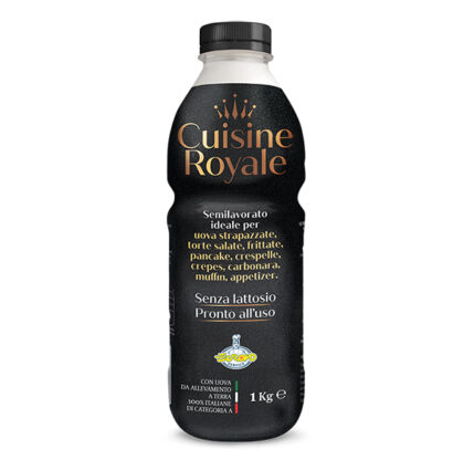 Cuisine Royale Eurovo: semilavorato a base di uova per torte salate, pancake e carbonara. Senza lattosio.