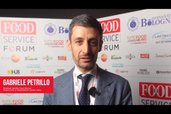 Gabriele Petrillo, Lactalis Italia, al Food Service Forum. Canale professionale, impegno Lactalis.