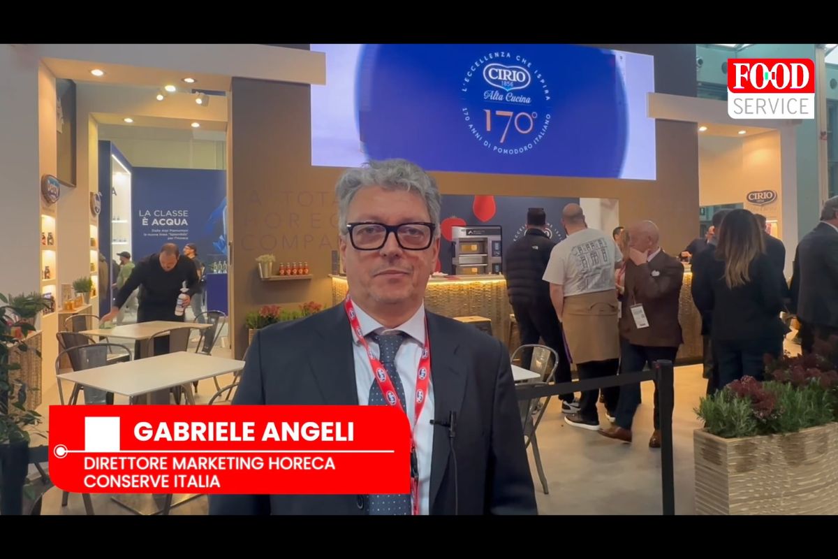 Gabriele Angeli, Conserve Italia a Beer&Food Attraction. Stand Cirio: innovazione e tradizione alimentare italiana.