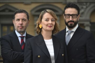 Team Svicom: Fabio Porreca, Letizia Cantini, Corrado Di Paolo. Fatturato record 2025.