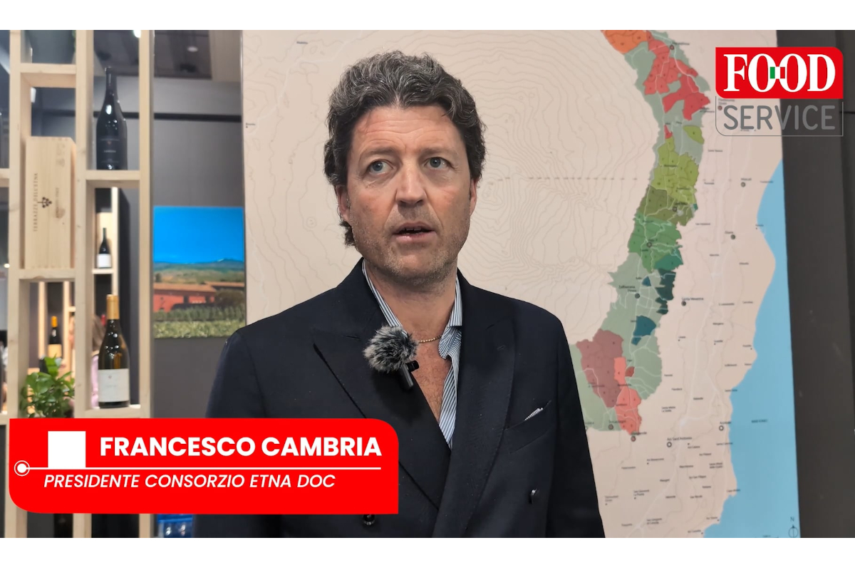 Francesco Cambria, Presidente Consorzio Etna DOC, a Vinitaly. Promozione vini Etna DOC.