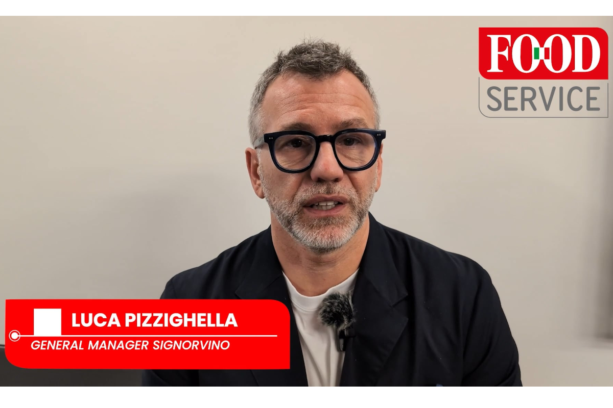 Luca Pizzighella, GM Signorvino, a Vinitaly 2026. Trend vini a bassa gradazione.