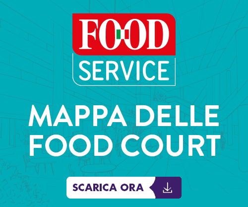 Mappa Food Court 2026. Scarica la mappa della food court per l'evento di Maggio.