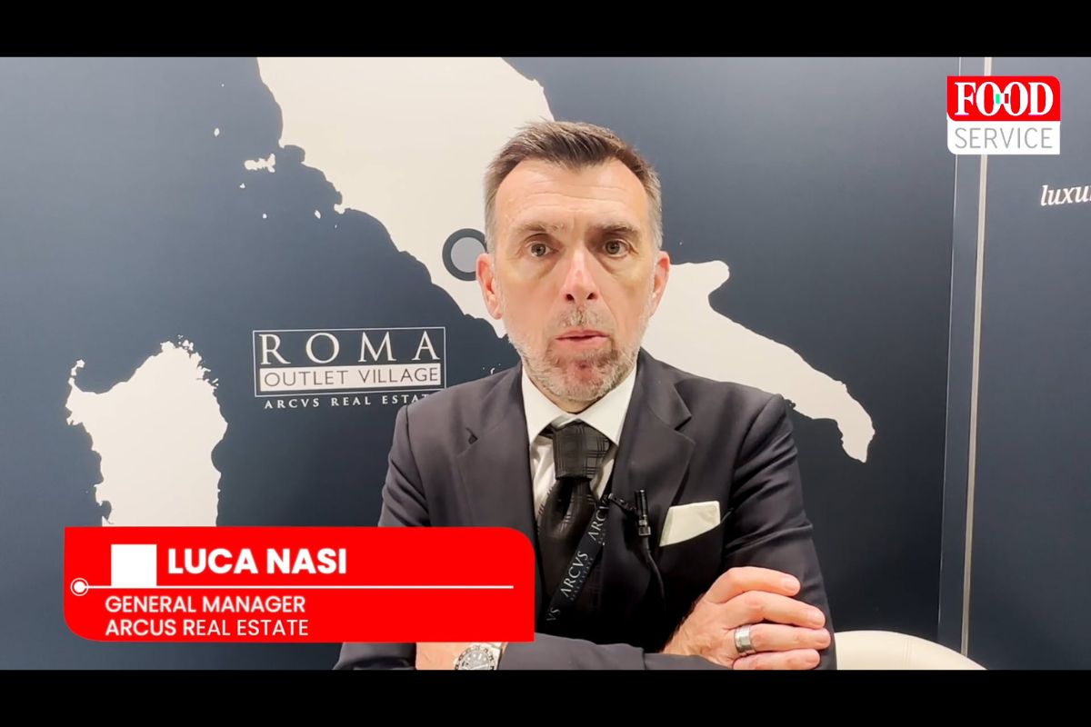 Luca Nasi, General Manager di Arcus Real Estate, parla del debutto del Roma Outlet Village al Mapic Italy 2026.