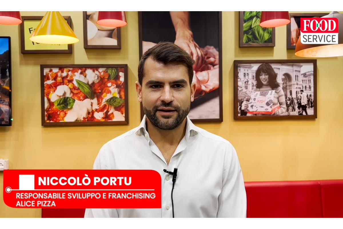 Niccolò Portu, Responsabile Sviluppo Franchising Alice Pizza, interviene al Salone del Franchising di Milano 2026
