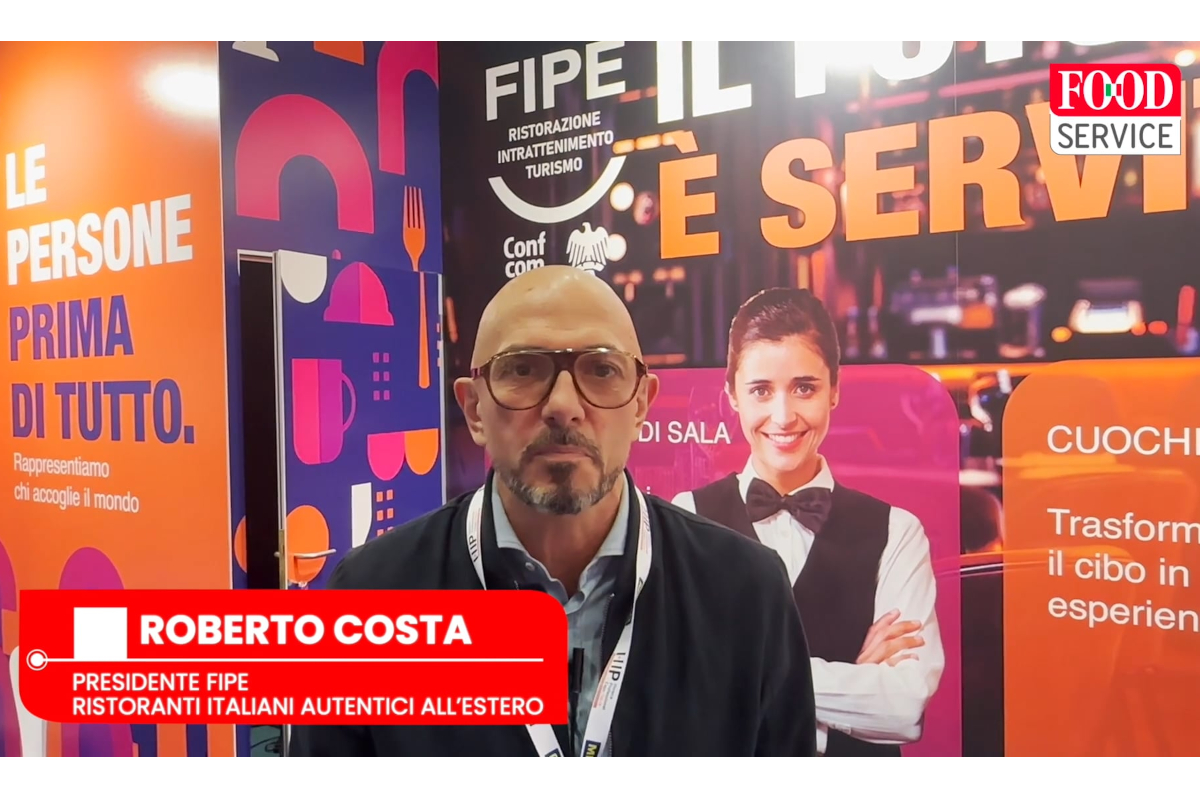 Roberto Costa, Presidente FIPE, ambasciatore ristoranti italiani all'estero al HIP 2026 per Made in Italy.
