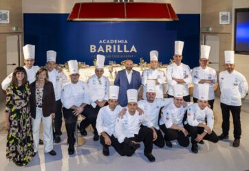Nazionale Italiana Cuochi e chef all'Academia Barilla di Parma per la Culinary World Cup.