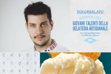Riccardo Primiani, giovane talento della gelateria artigianale. Gelato cremoso.