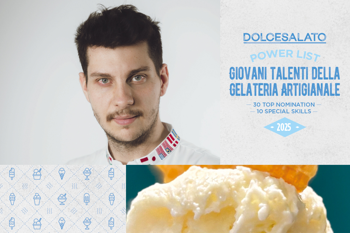 Riccardo Primiani, giovane talento della gelateria artigianale. Gelato cremoso.