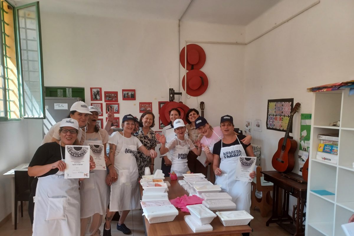 A scuola di gelateria nel carcere di Pisa con Fabbri 1905