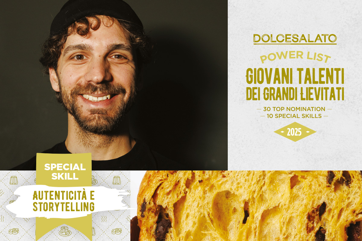 Guglielmo Capaldo, giovane talento dei grandi lievitati. DolceSalato Power List 2025. Autenticità e storytelling.