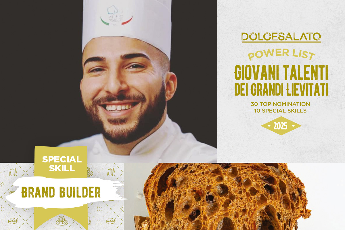 Luca Borrelli, brand builder e giovane talento dei grandi lievitati. Power list Dolcesalato 2025.