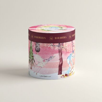 Confezione regalo natalizia Bar Brera. Panettone d'arte edizione limitata 2025.