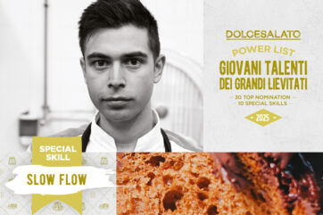 Pierluigi Sapiente, talento lievitati. Special skill: slow flow. Giovani talenti Dolcesalato 2025.