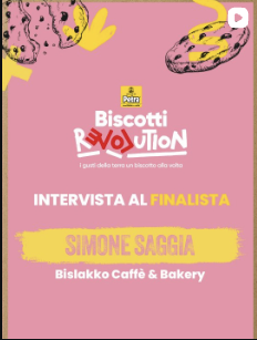 Biscotti Revolution: intervista al finalista Simone Saggia di Bislakko Caffè & Bakery. Concorso biscotti artigianali.