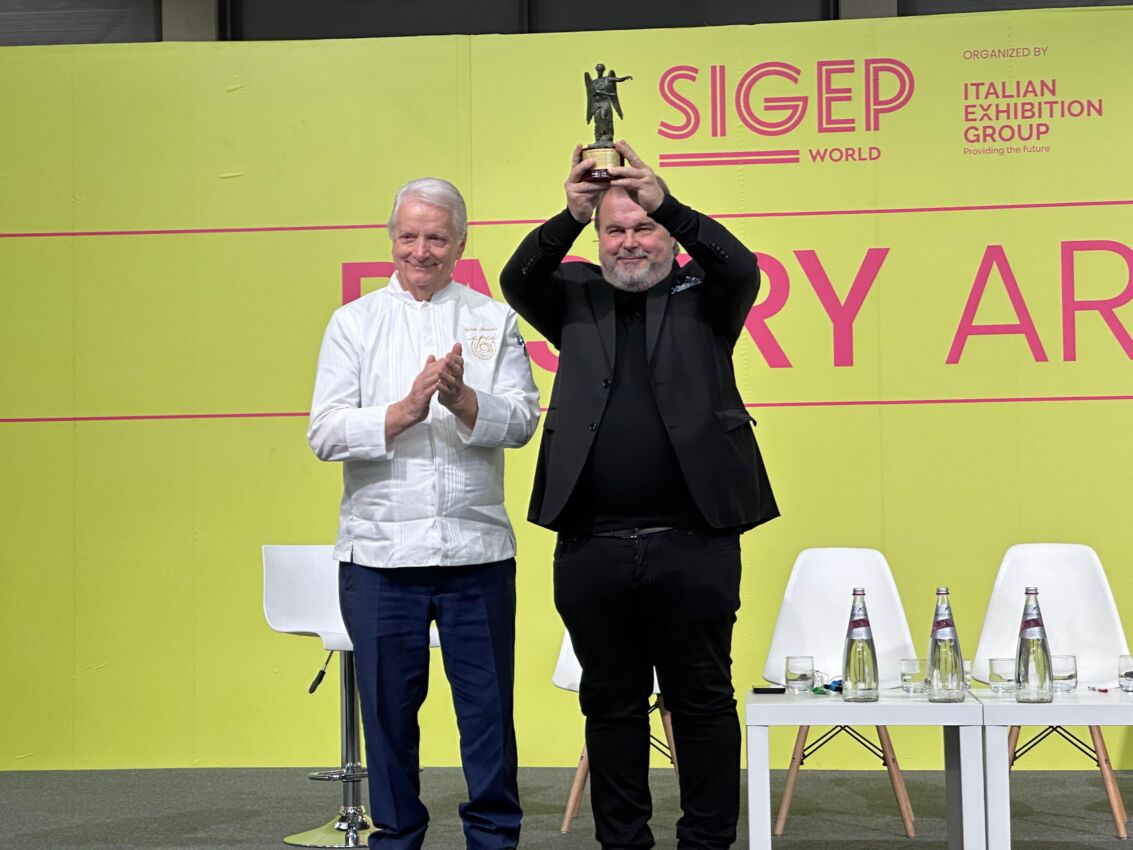 Massari a Sigep: premiazione evento Differenti visioni, grandi idee. Pasticceria, innovazione, chef.