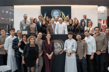 Team Molino Dallagiovanna al SIGEP. Farina e arte bianca italiana.