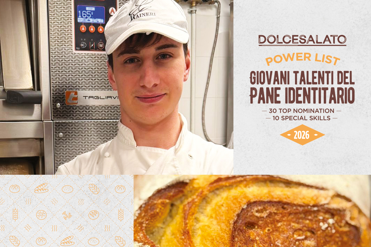 Stefano Raineri, giovane talento del pane. Forno Tagliavini, Dolcesalato Power List 2026.