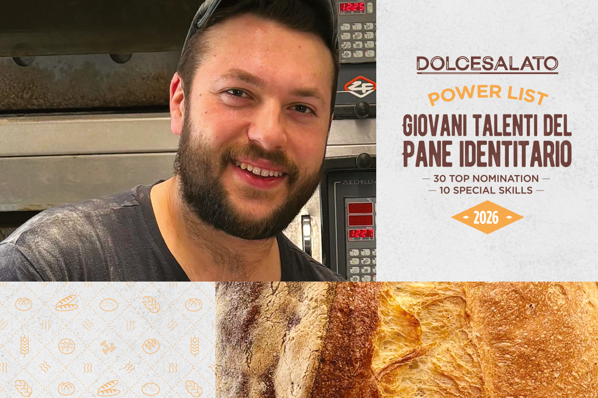 Alberto Flocchini, giovane talento del pane identitario. Dolcesalato Power List 2026. Panificazione artigianale.