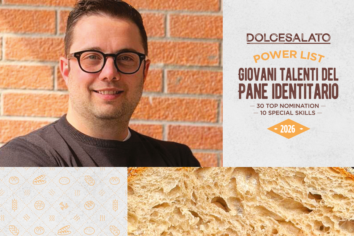 Andrea Garani, giovane talento del pane. Dolcesalato Power List 2026. Pane artigianale, panificazione.