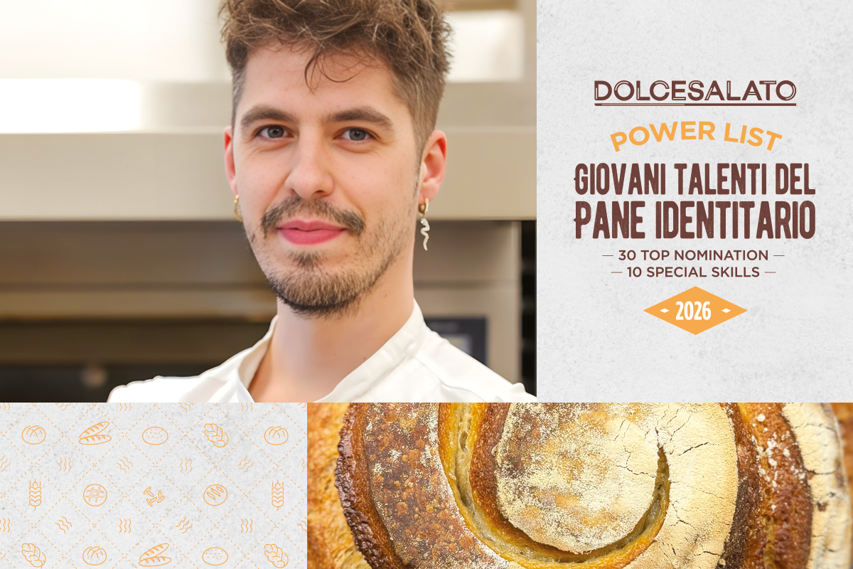 Emanuele Gaudenzi, giovane talento del pane. Dolcesalato Power List 2026. Pane artigianale a lievitazione naturale.