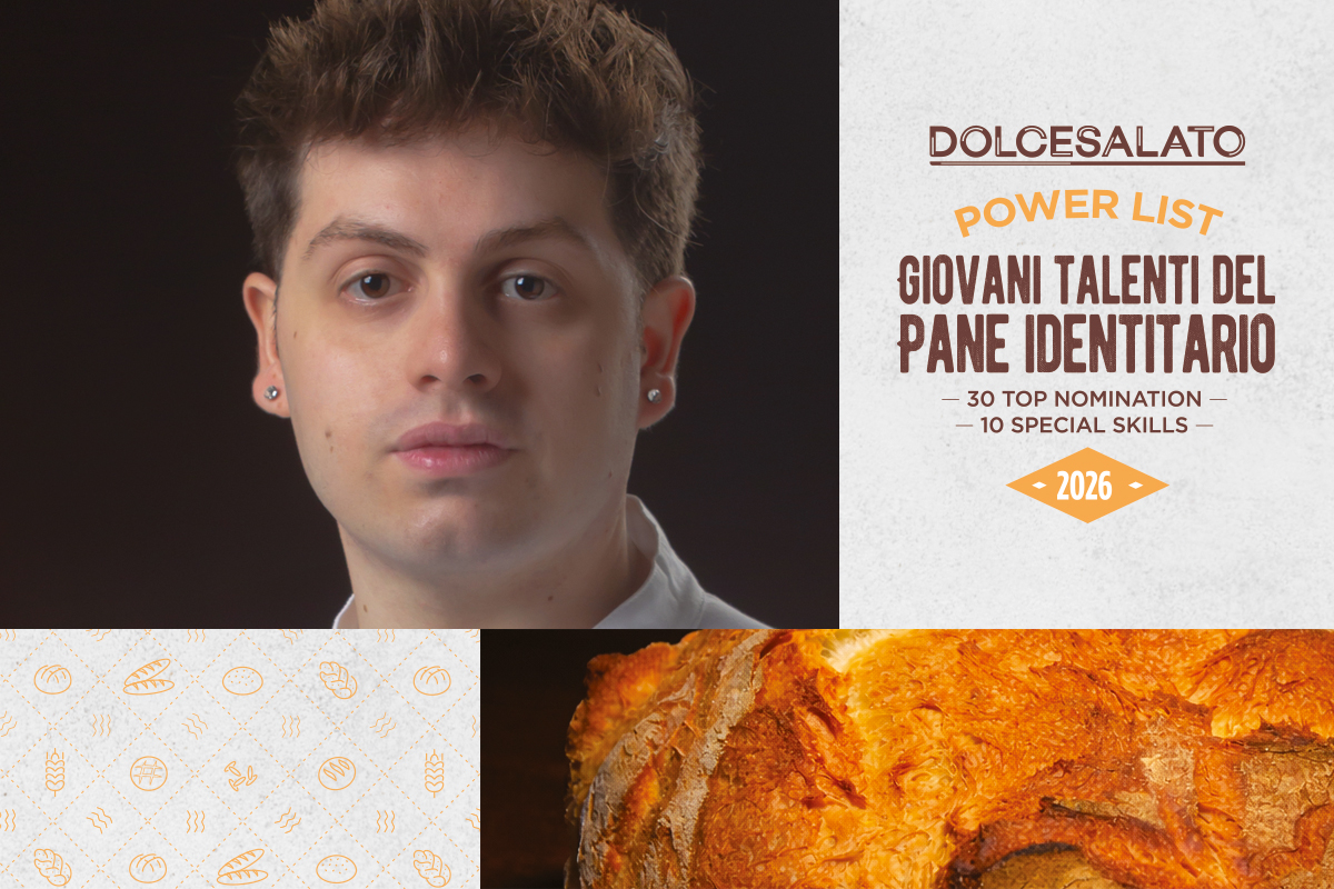 Federico Bombino, giovane talento del pane. Power List Dolcesalato 2026.