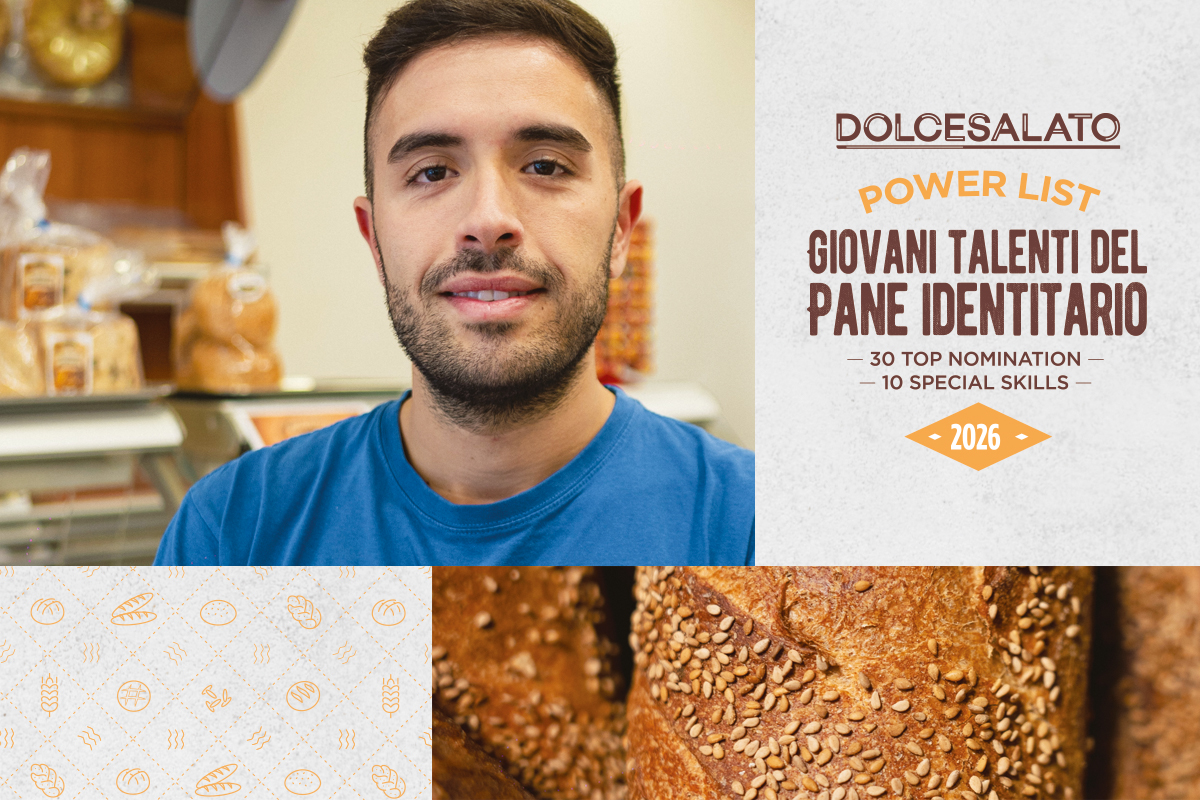 Giuseppe Paterno, giovane talento del pane. Dolcesalato Power List 2026. Panificazione artigianale.