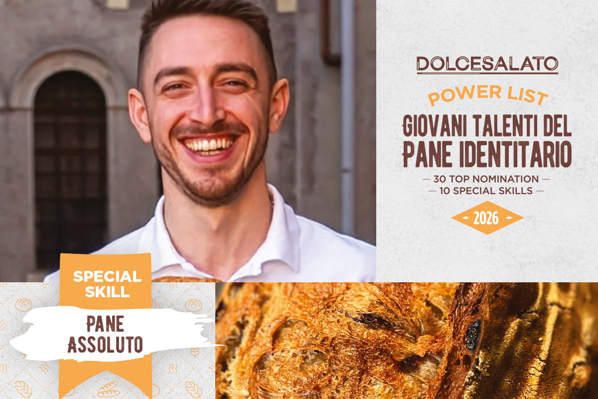 Lorenzo Cesari, giovane talento del pane identitario. Dolcesalato Power List 2026.