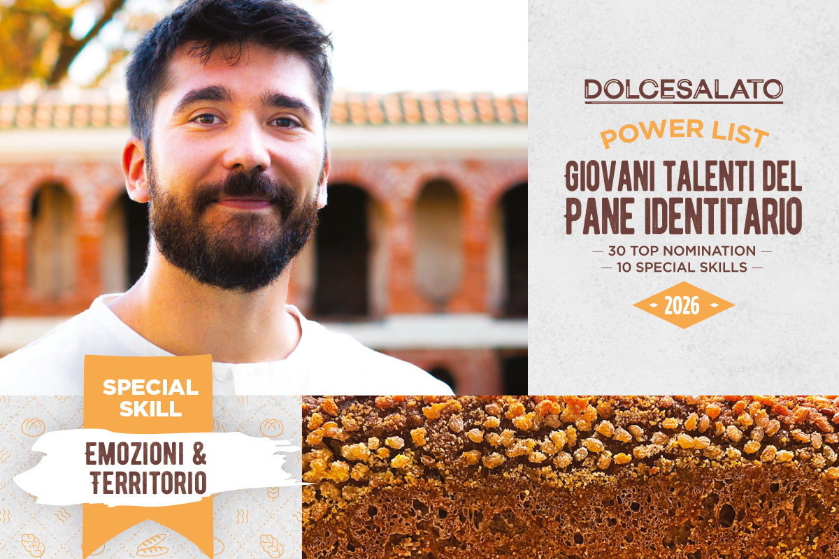 Luca Giannino, giovane talento del pane identitario. Dolcesalato Power List.