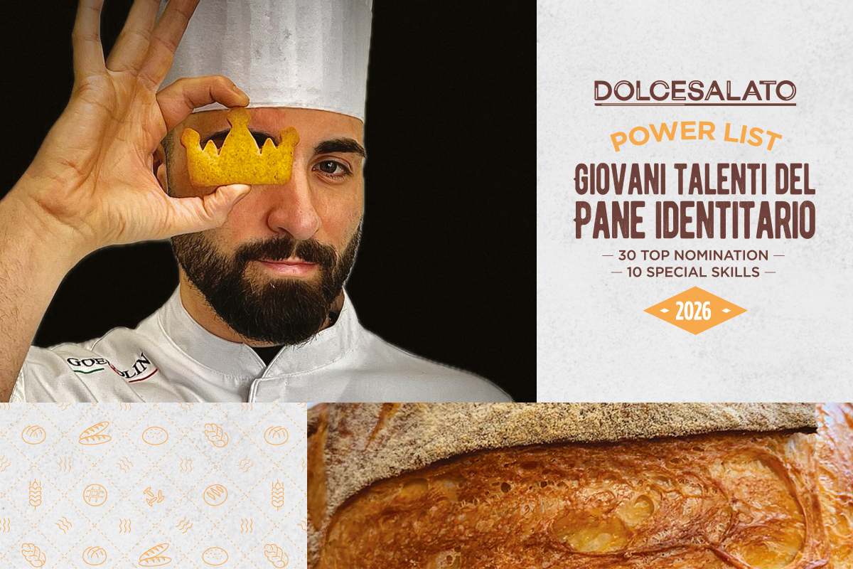 Mario Privitera, giovane talento del pane. Chef con corona di pane, DolceSalato Power List 2026.