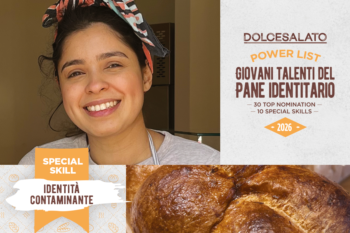 Queren Girardi, giovane talento del pane. Dolcesalato Power List 2026. Pane identitario, special skill: identità contaminante.