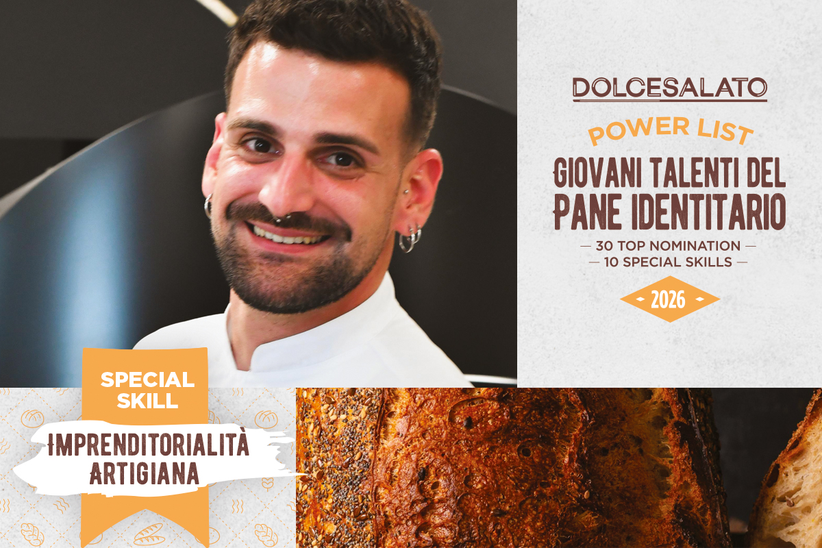 Sergio Scovazzo, giovane talento del pane identitario. Dolcesalato Power List, imprenditorialità artigiana.