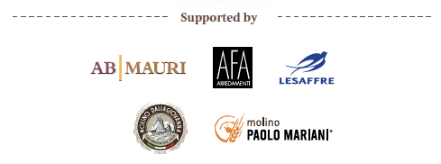 Loghi sponsor: AB Mauri, AFA Arredamenti, Lesaffre, Molino Dalla Giovanna, Molino Paolo Mariani.