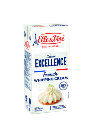 Panna Excellence Elle & Vire per pain suisse. Panna fresca francese al 35% di grassi.