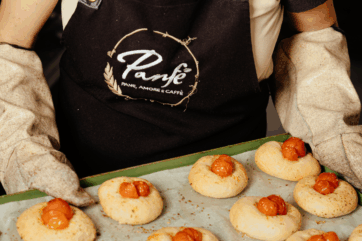 Panfé Monza: focaccine con pomodorini. Pane artigianale, amore e caffè nel nuovo punto vendita.