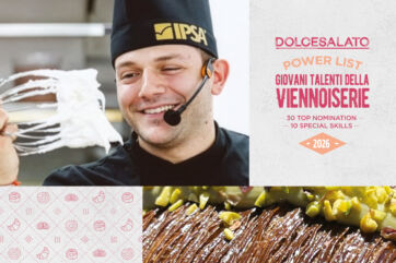 Andrea Iannarelli, pasticciere professionista, nella Power List Dolcesalato dei giovani talenti della viennoiserie 2026.