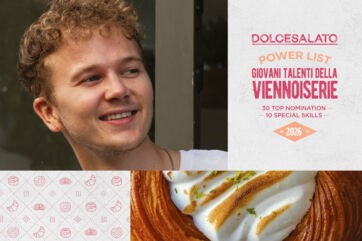 Robert Marrandi nella Power List Dolcesalato dei giovani talenti della viennoiserie 2026 con un dolce alla crema.