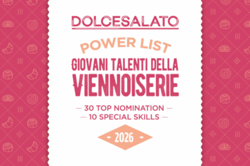 Grafica Dolcesalato Power List 2026: giovani talenti della viennoiserie, 30 nomination e 10 special skills in evidenza.